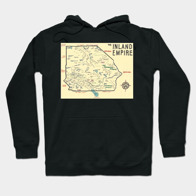 The Inland Empire Hoodie by PendersleighAndSonsCartography